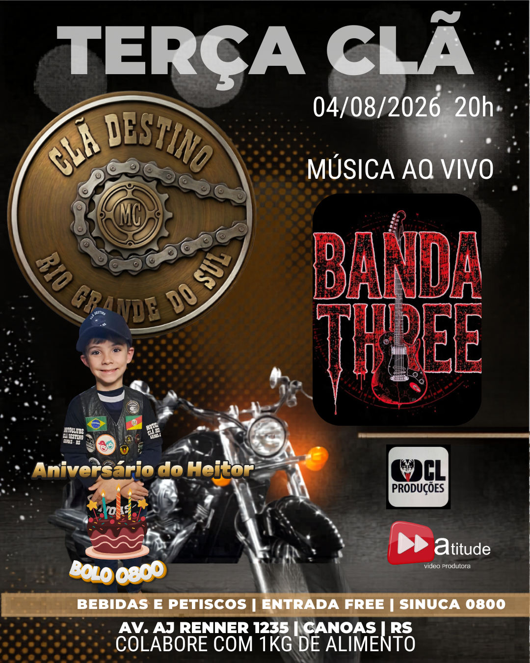 Terça Clã — 04/08/2026