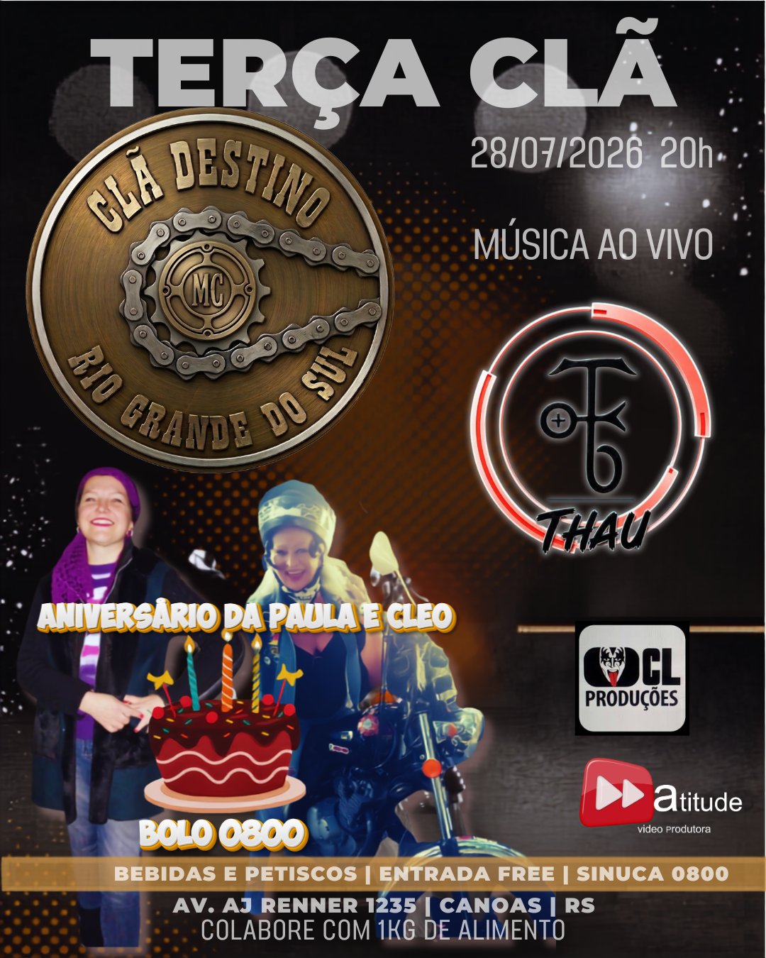 Terça Clã — 28/07/2026